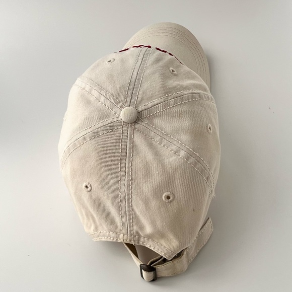 Harvard University Hat Cap Strap Back harvard Coop Adjustable Beige Embroidered - Picture 4 of 16